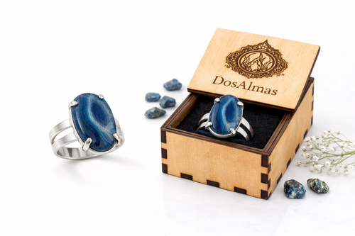 Anillo Agata Azul
