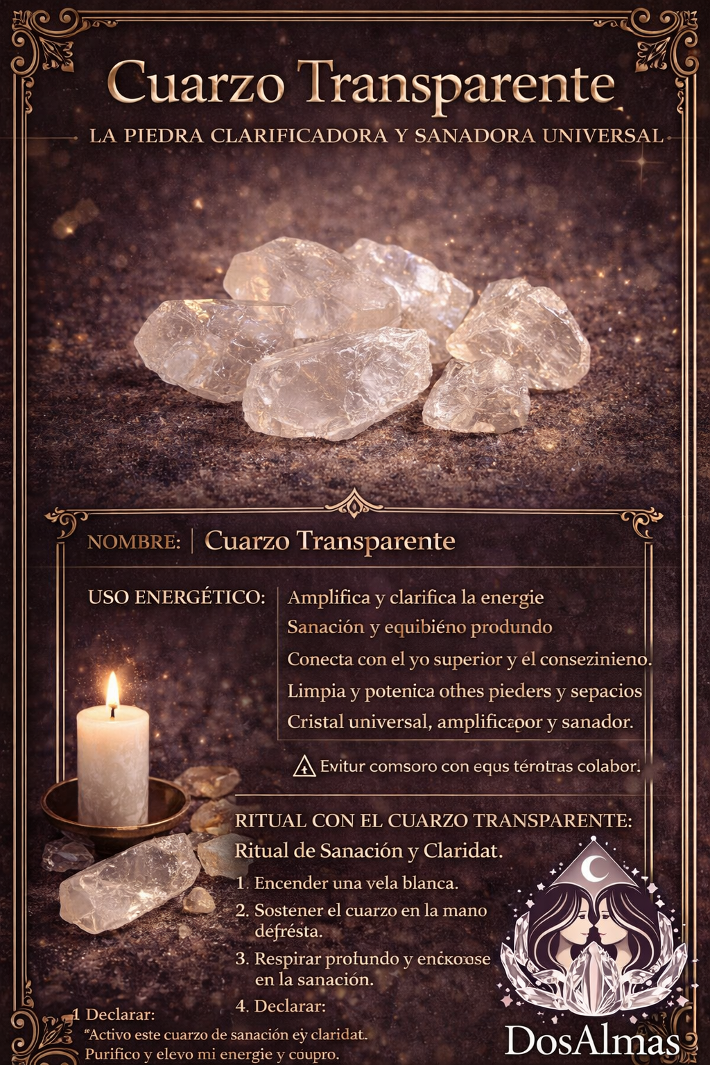 Caja de Cuarzo Cristal
